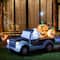Glitzhome® 8ft. Lighted Inflatable Truck With Jack-O-Lantern Pumpkins Décor